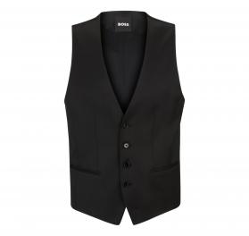 BOSS Gilet Uomo Slim Fit In Lana  H-Huge-Vest-B1 50469160 Co