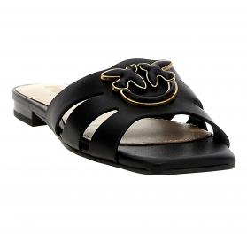PINKO Ciabattine Donna In Nappa Con Logo MARLI 09 SLIPPER SD