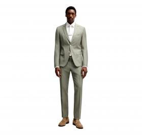 BOSS Abito Uomo Slim Fit in Misto Lana Modello H-Huge-2Pcs-2