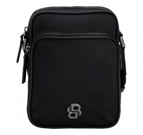 BOSS Tracolla Uomo Reporter Bag In Twill Con Monogramma Doub