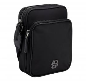 BOSS Tracolla Uomo Reporter Bag In Twill Con Monogramma Doub