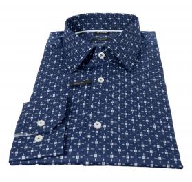 BOSS Camicia Uomo Regular Fit In Popeline Di Cotone Elastici