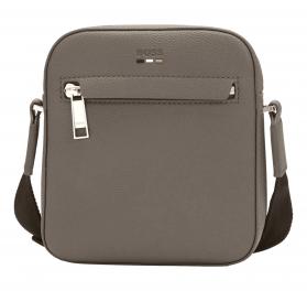 BOSS Tracolla Uomo In Similpelle Martellata Con Logo Ray NS 