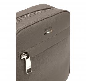 BOSS Tracolla Uomo In Similpelle Martellata Con Logo Ray NS 