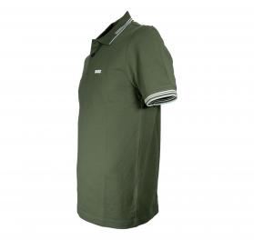 BOSS Polo Uomo In Pique Di Cotone Paul 50506193 Colore Verde