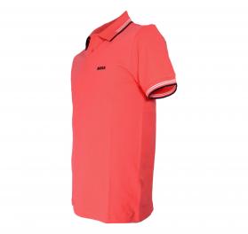 BOSS Polo Uomo In Pique Di Cotone Paul 50506193 Colore Rosso
