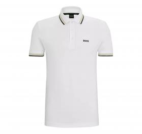 BOSS Polo Uomo Con Dettagli e Logo Contrasto Modello 5046905
