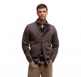BARBOUR Maglione Con Zip e Bottoni Toppa MKN0731CH51 Colore 