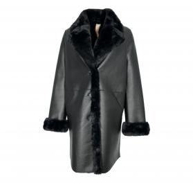 VLAB Giaccone Donna Con Tasche Laterali FW56032 Stormy Color