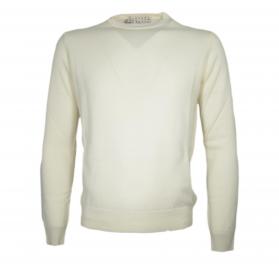 CASHMERE COMPANY Maglia Uomo Girocollo Pura Lana Merinos Ext