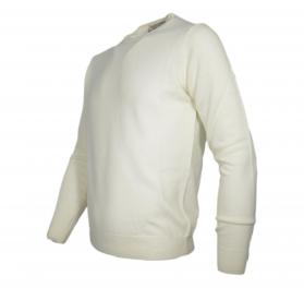 CASHMERE COMPANY Maglia Uomo Girocollo Pura Lana Merinos Ext