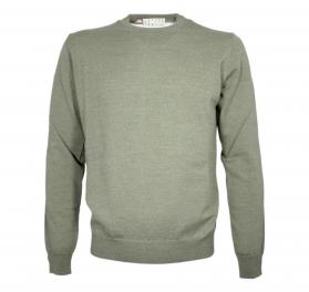CASHMERE COMPANY Maglia Uomo Girocollo Pura Lana Merinos Ext