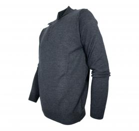 CASHMERE COMPANY Maglia Uomo Modello Polo In Lana Merinos Ex
