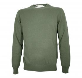 CASHMERE COMPANY Maglia Girocollo Uomo In Puro Cashmere Colo