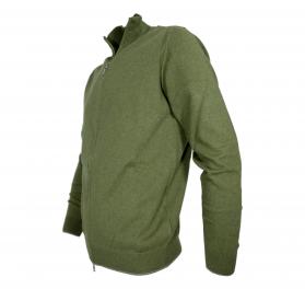 CASHMERE COMPANY Maglia Full Zip Uomo 95% Cotone 5% Cashmere