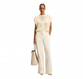BOSS Pantaloni A Gamba Dritta In Velluto Di Cotone Elasticiz