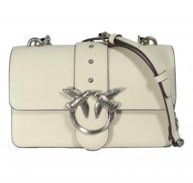 PINKO Borsa Donna Love One Mini St Cl Vitello Seta 105856 Colore Bianco Z14O