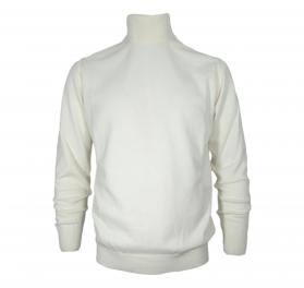 CASHMERE COMPANY Maglia Uomo Lupetto Slim Fit C25F22 Colore Bianco