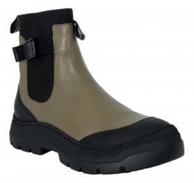 BARBOUR Scarponcino Donna Modello Chelsea in Pelle e Gomma L
