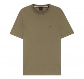 BOSS T Shirt Uomo In Jersey Di Cotone Con Logo Thompson 01 5