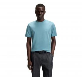 BOSS T Shirt In Jersey Di Cotone Con Logo Thompson 01 50468347 Colore Celeste