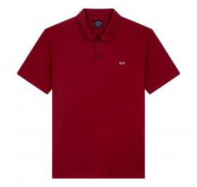 PAUL SHARK Polo in Cotone Organico Pique Con Shark Badge 993