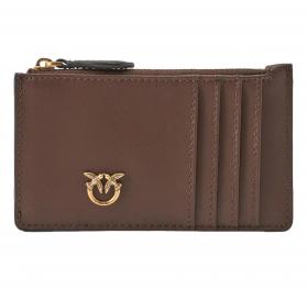 PINKO Portacarte Donna Airone Chardholder Vitello Seta 10025