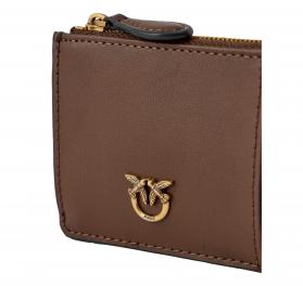 PINKO Portacarte Donna Airone Chardholder Vitello Seta 10025