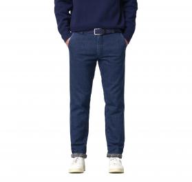 MEYER Pantalone Uomo Modello Bonn Modern Fit Thermal Denim 2-3927/17 Colore Blu Stone