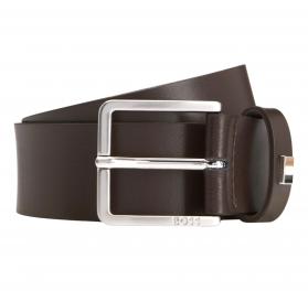 BOSS Cintura Uomo Ther Flag E Sz35 50486839 Pelle Marrone Sc