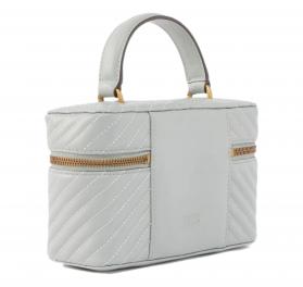 PINKO Borsa Vanity Soft Mini Sheep Nappa Chevron 106382 Colo