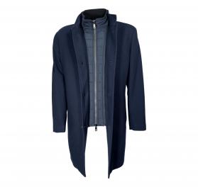 ROY ROBSON Giaccone Uomo 04094 Tessuto Lavorato Zip e Botton