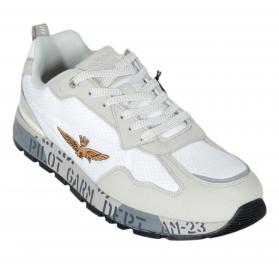 AERONAUTICA MILITARE Sneakers Uomo Pilot SC0276UCT04327 Colore Bianco Grigio 73062