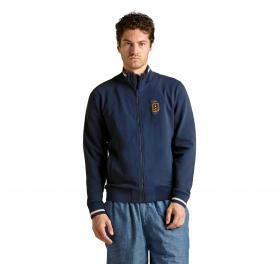 AERONAUTICA MILITARE Felpa Uomo In Cotone Frecce Tricolori 261FE2089UF00674 Colore Blu Navy