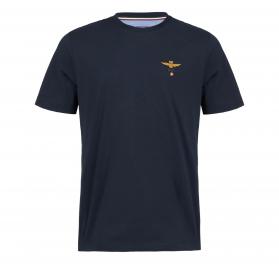 AERONAUTICA MILITARE T Shirt Uomo Girocollo Basica Manica Corta 261TS1580UJ00372 Colore Blu