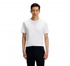 BOSS T Shirt Uomo In Jersey Di Cotone Con Logo Thompson 01 50468347 Colore Bianco