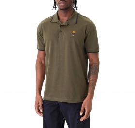 AERONAUTICA MILITARE Polo Uomo In Pique Di Cotone 261PO1308U
