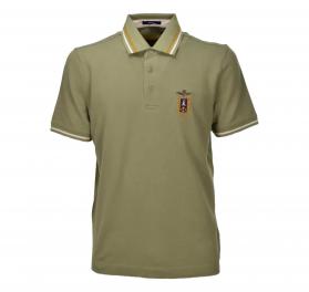 AERONAUTICA MILITARE Polo Uomo Frecce Tricolori 261PO1914UP00403 Colore Verde Oliva