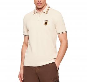 AERONAUTICA MILITARE Polo Uomo Frecce Tricolori 261PO1914UP00403 Colore Beige
