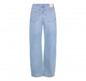 BOSS Jeans Donna Gamba Larga In Cotone C Slouchy Baloon 50558676 Colore Celeste