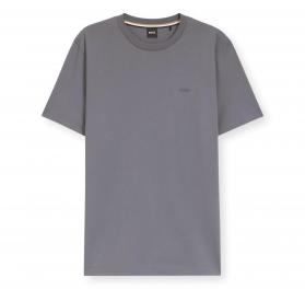 BOSS T Shirt Uomo In Jersey Di Cotone Con Logo Thompson 01 50468347 Colore Grigio