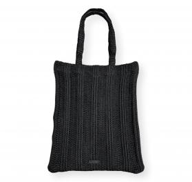 PINKO Borsa Donna Easy Tote Bag In Raffia E Rete 106728 Colore Nero Z99