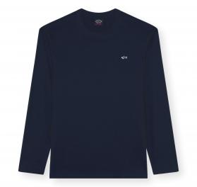 PAUL SHARK T Shirt Uomo Manica Lunga Cotone Jersey Regular Fit 99311006 Colore Blu Scuro