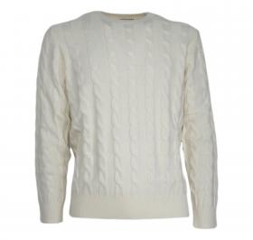 CASHMERE COMPANY Maglia a Treccia Uomo IU721 1234 Cashmere e
