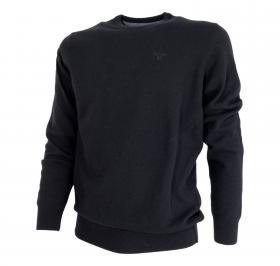 BARBOUR Maglia Uomo Girocollo in Lana D'Agnello MKN0345BK31 Colore Nero