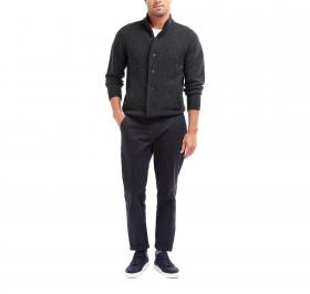 BARBOUR Maglione con Zip e Bottoni Toppa MKN0731CH51 Colore 