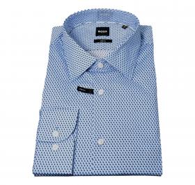 Camicie Cravatte amelia stella fashion HUGO BOSS Camicia Uomo Slim Fit In Tessuto Con Stampa 50490008
