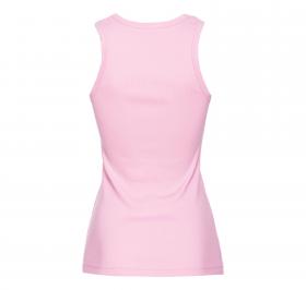PINKO Canottiera Donna a Costine Calcolatore Logo Pinko Colo