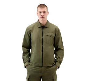 WOOLRICH Giacca a Camicia Tinta in Capo Puro Cotone CFWOOS01