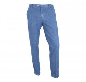 MEYER Pantalone Jeans Uomo Denim Travel Chino Stretch Modell